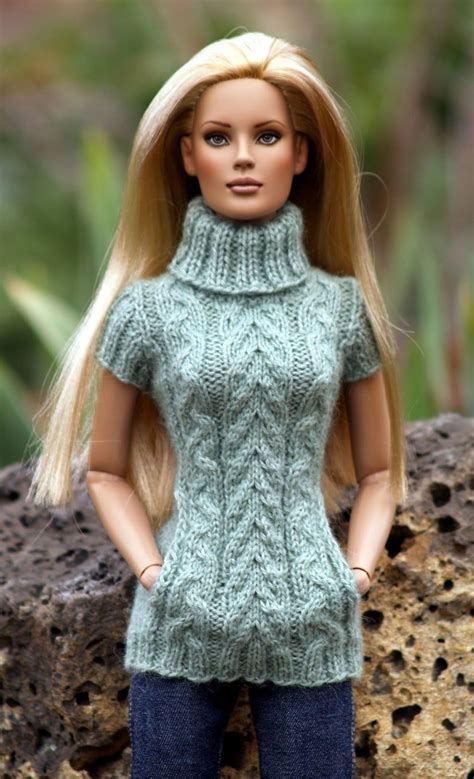 Trendy Tunic Twpdf Knitting Pattern For Robert Tonner S Etsy Barbie