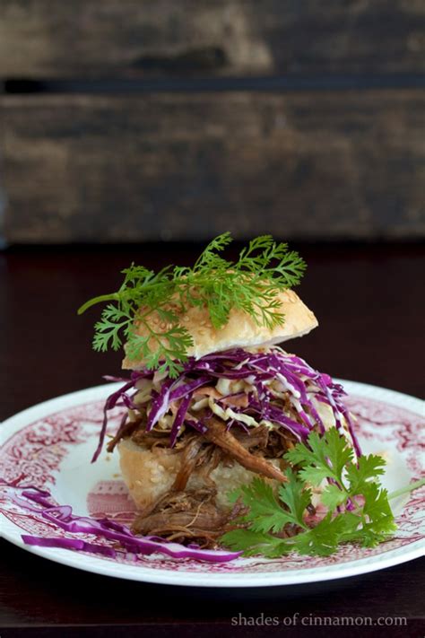 Pulled Pork Sliders And Coleslaw Shades Of Cinnamon