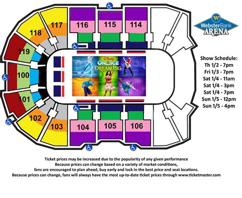 Seating Chart For Disney On Ice