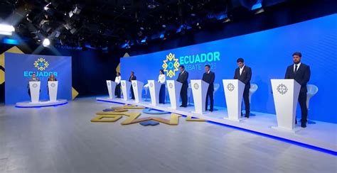 Ecuador Tv En Vivo Debate Presidencial Sigue Las Propuestas De