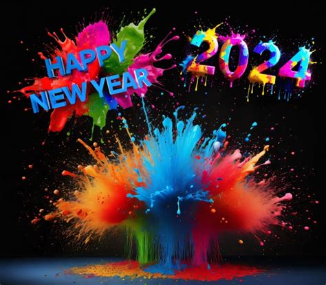 Felice Anno Nuovo 2024 Biglietto Di Au Immagine Gratis Public