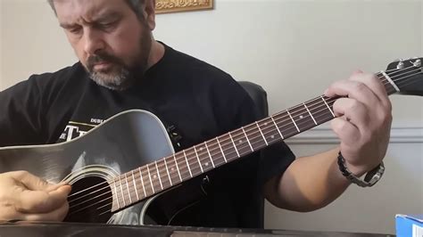 Pink Floyd On The Turning Away Acustic Guitar Cover YouTube