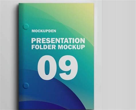 Free Presentation Folder Mockup PSD Template Presentation Folder