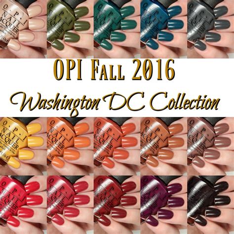 Opi Fall Washington Dc Collection Swatches And Review