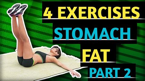 4 Best Stomach Fat Exercises Part 2 Home Exercise Youtube