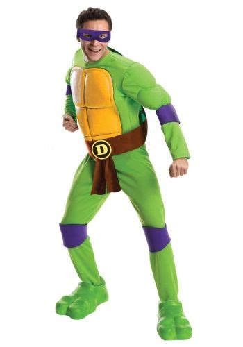 Deluxe Adult Donatello Fantasias De Tartaruga Fantasias Adulto