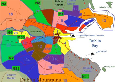 Dublin Districts Covered