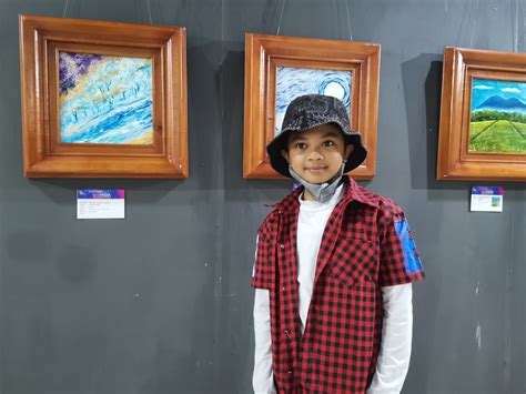 Pameran Sanggar Daun Pelukis Cilik Asal Surabaya Terinspirasi Gaya