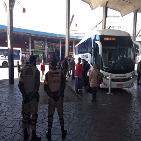 Brigada Militar realiza Operação Viagem Segura na Rodoviária de Porto