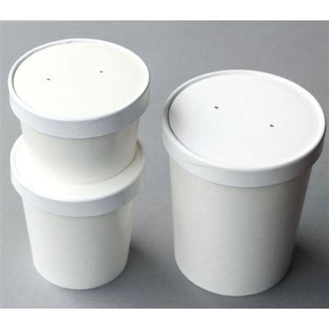 White Paper Food Containers With Lid At Rs 2piece In Surat Id 21693178997