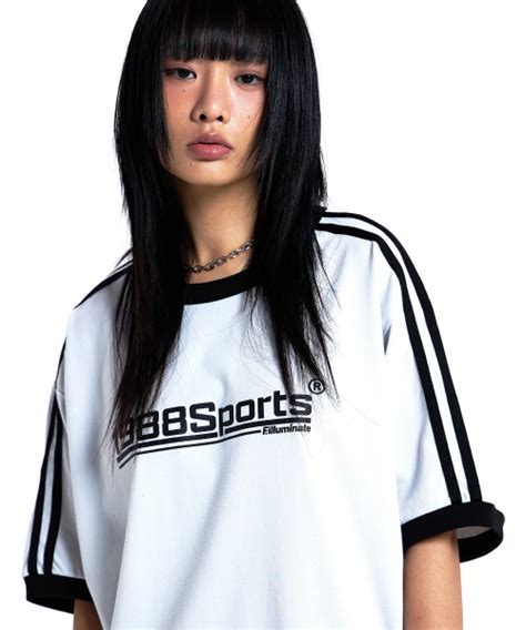 Musinsa Filluminate Sports Ringer T Shirt White