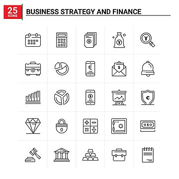 Vector Hd Images Set Of Finance Icons Finance Icons Mail