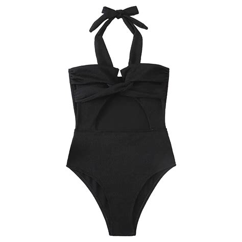 Xinqinghao Womens One Piece Swimsuit Monokini Swimwear Tight Fitting