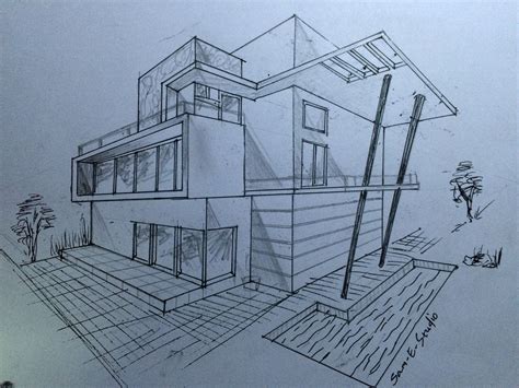 Dessins De Maisons En Perspective Ventana Blog