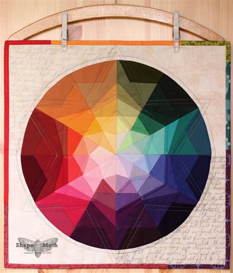 Shape Moth Prism Star Mini Quilt