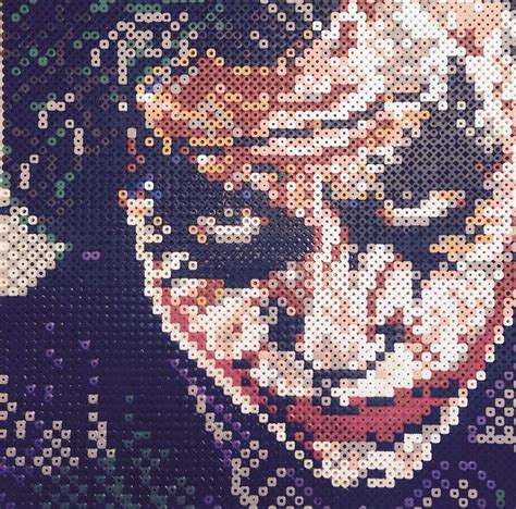 Pin On Bead Art Bead Art Hama Beads Joker