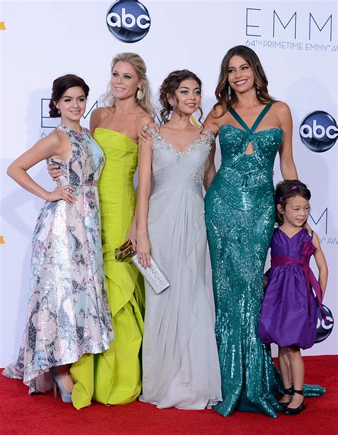 The women of Modern Family posed together at the Emmys. | See All the Pictures of the Emmy ...