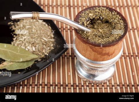 South American Yerba Mate Mate Tea Dried Leaves Stock Photo 86461852