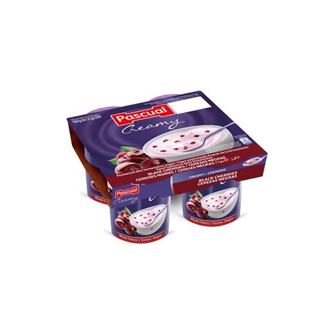 Yogurt Cremoso De Cerezas Negras Pascual X G Oz