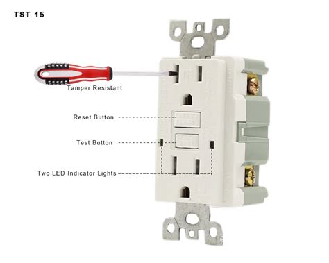 220v Gfci Receptacle Outlet With Wall Plate Buy 220v Gfci Receptacle