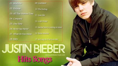 Top 15 Justin Bieber Greatest Hits Full Album Cover Best Hits Voice Youtube