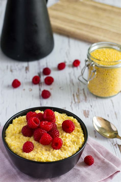 Hirse Porridge Mit Vanille Gesund Und Lecker Dinkel Beeren