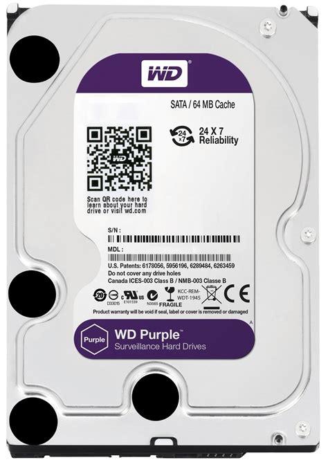 Купити Жесткий диск Western Digital Purple 2TB 64MB 3.5 SATA III ...