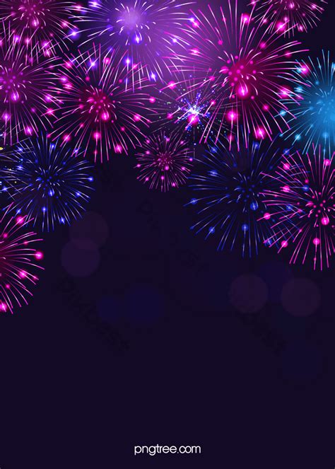 New Year Fireworks Background Firework Party Celebration | PSD Free ...