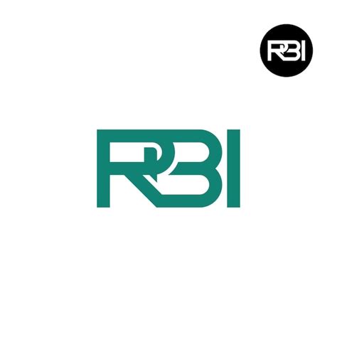 Premium Vector Letter Rbi Monogram Logo Design