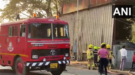 Maharashtra Fire Broke Out At A Garments Godown In Turbhe Navi