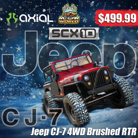 Axial Adventure Unveils The Scx Iii Jeep Cj Wd Brushed Rtr