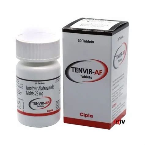 Tenvir Af Mg Tablet Tenofovir Alafenamide Mg Tablets In A Box