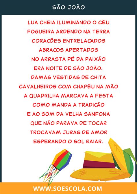 Poemas De Festas Juninas EDULEARN