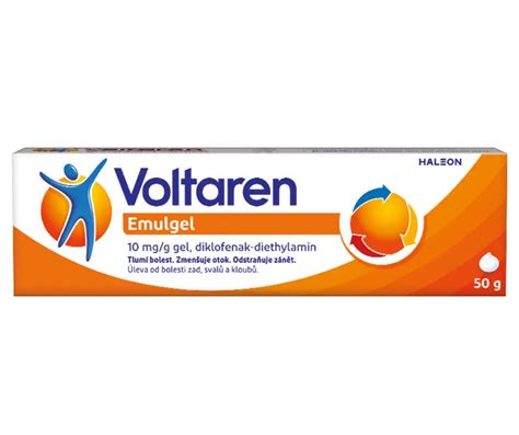 Voltaren Emulgel 10mg G Gel Proti Bolesti 50 G Alphega Cz