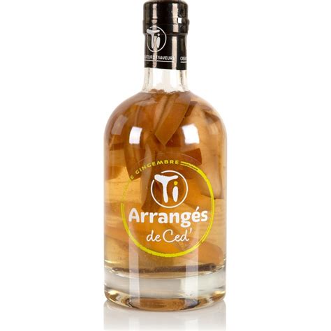 LES RHUMS DE CED Ti arrangé Pomme gingembre rhum arrangé 70cl 32