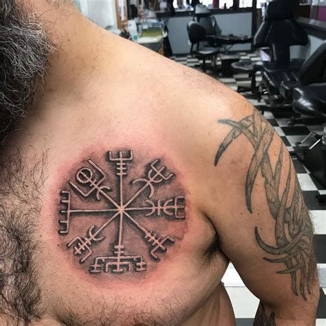 80 Viking Compass Tattoo Designs You Need To See Outsons