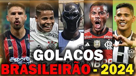 Os GOLS Mais BONITOS do BRASILEIRÃO 2024 até agora YouTube