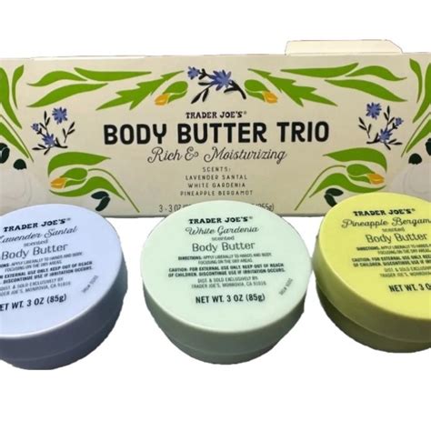 Trader Joes Skincare Trader Joes Body Butter Scented Trio New