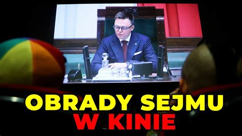 Tłumy w Kinotece Wyświetlane tam obrady Sejmu wzbudziły ogromne