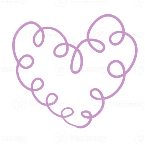 Cute Purple Heart 9377250 Png