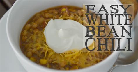 Easy White Bean Chili Vegetarian Chili Meatless Meal