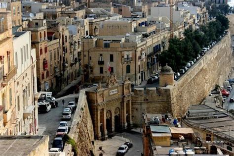 Magnificent View Of Victoria Gate And Stbarbara Bastion In Valletta