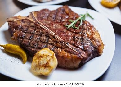 Steak Eggs Steak Served Medium Rare Stock Photo Shutterstock