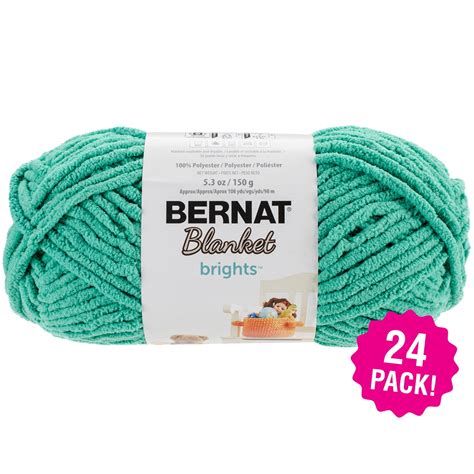 Bernat Blanket Brights Yarn Go Go Green Multipack Of 24 Walmart