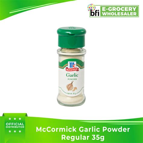 BFI McCormick Garlic Powder Regular 35g SAME DAY AVAILABLE Lazada PH