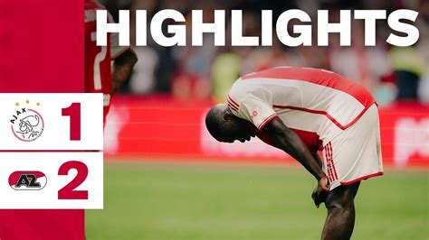 Highlights Ajax AZ Eredivisie YouTube