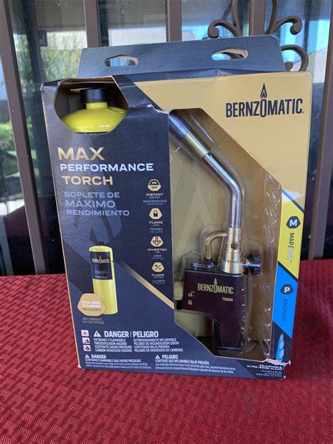 Bernzomatic Premium Trigger Start Max Performance Torch Kit Ts8000bzkc New Ebay