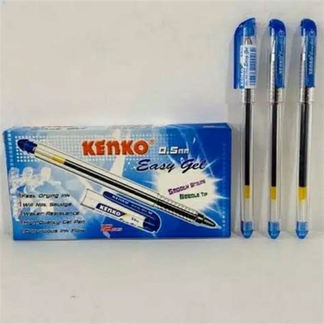 Jual KENKO Easy Gel 0 5mm Biru Pulpen Pena 1 PACK 12 Pcs Shopee