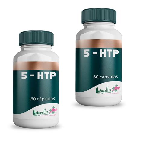 Combo 2 5 HTP Plus 100mg 60 cápsulas Naturallis farmácia de manipulação