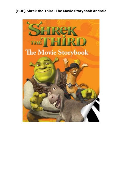 Pdf Shrek The Third The Movie Storybook Android